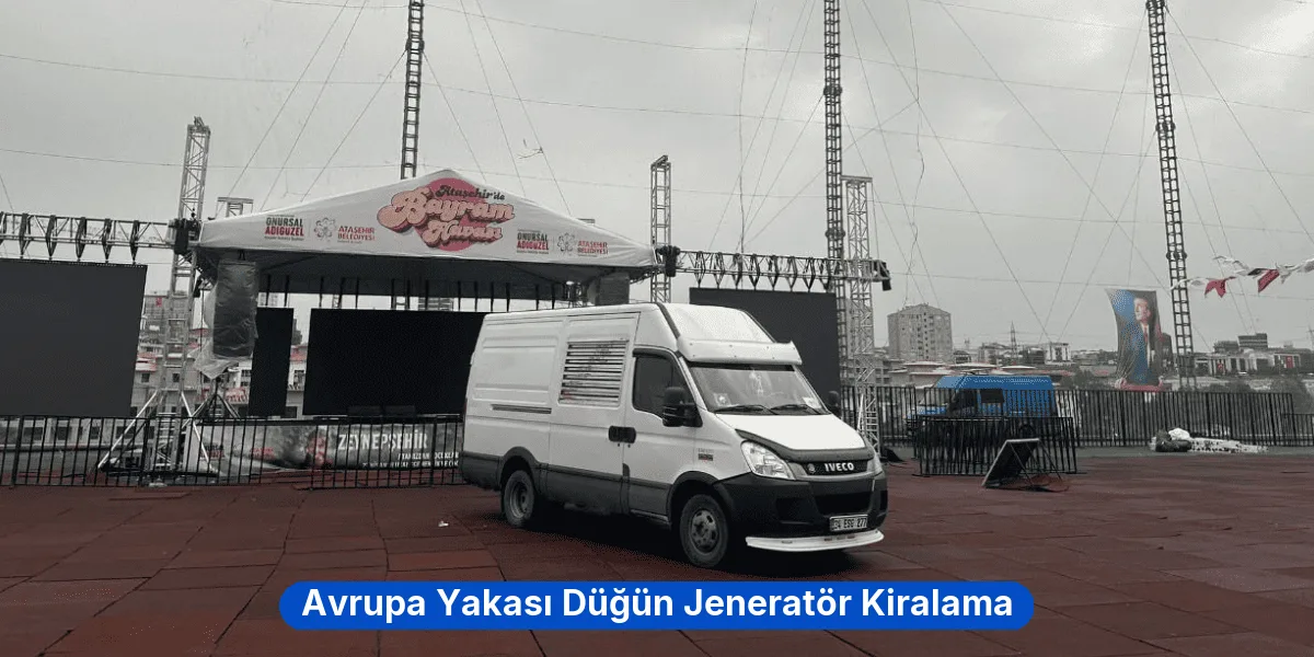 Avrupa Yakası Düğün Jeneratör Kiralama