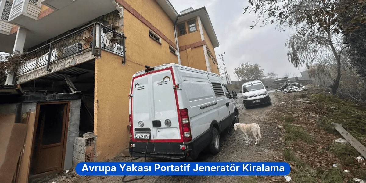 Avrupa Yakası Portatif Jeneratör Kiralama